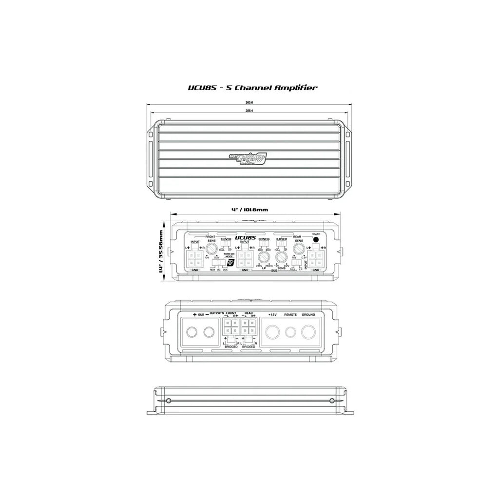 Cerwin Vega VCU85 VEGA Series 5-Channel Full Range Class-D Amplifier