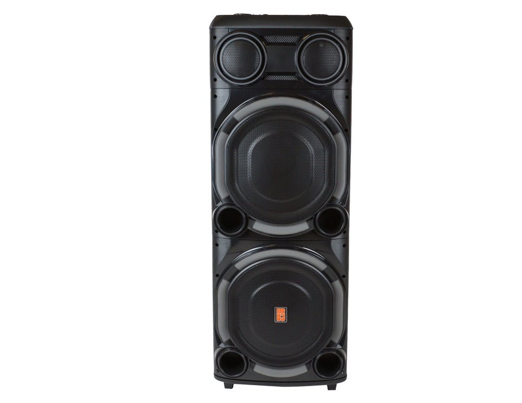 MR DJ VEGAS+ Dual 15” Powered Bluetooth DJ Speaker 6500W Active PA System