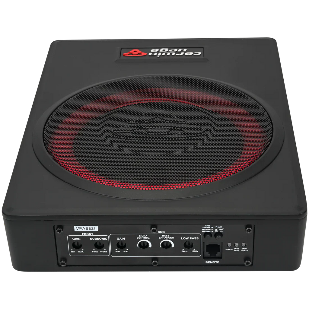 Cerwin-Vega VPAS821 870W 8" Underseat Enclosure with 2-Channel Output