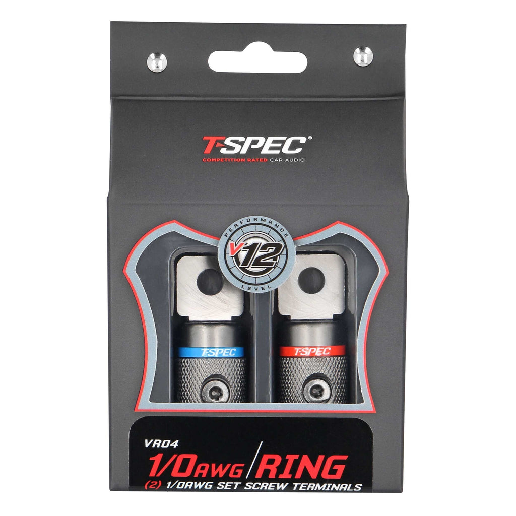 T-SPEC VR04 v10 Series Heavy Duty Set Screw 1/0 AWG - 2 Pack