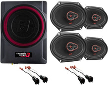 Charger l'image dans la galerie, VR10 10" Under Seat Subwoofer 6x8" front/rear truck speakers Fit 2009-14 Ford F-150