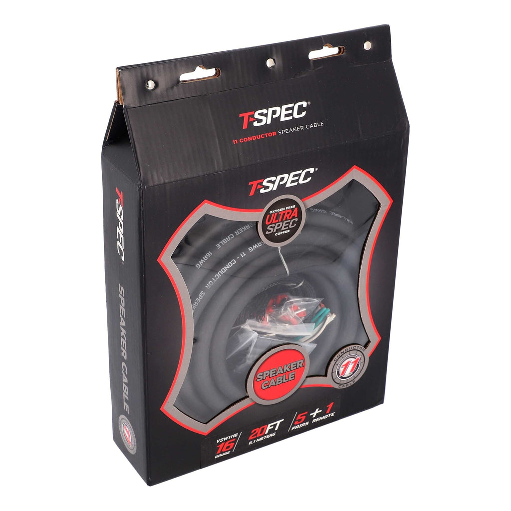 T-SPEC VSW1116 Speaker Cable 16 Gauge 11 Conductor