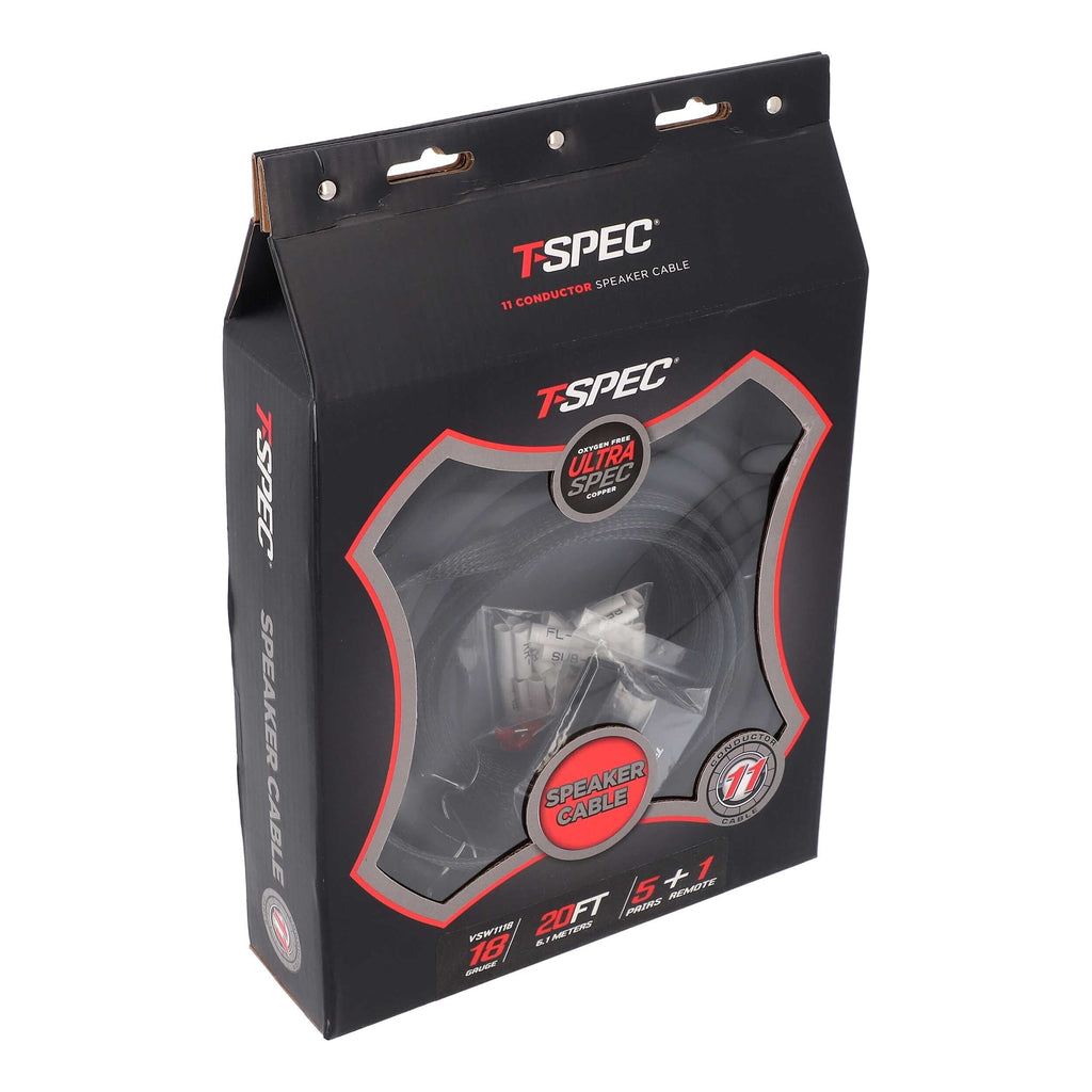 T-SPEC VSW1118 Speaker Cable 18 Gauge 11 Conductor
