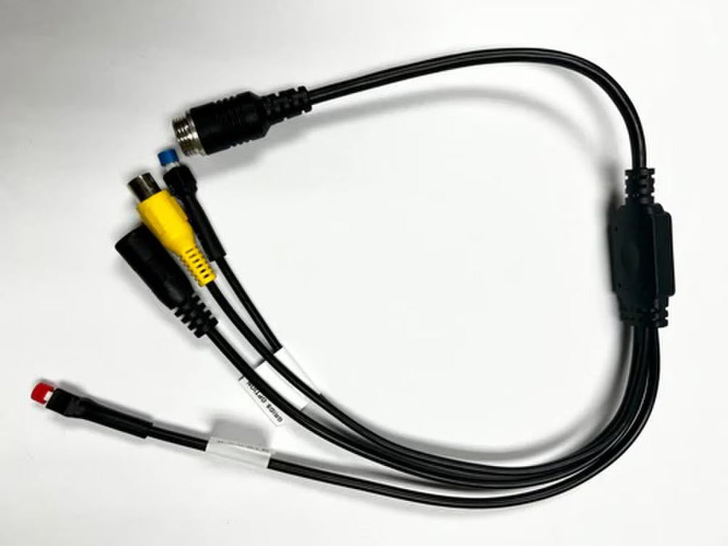 Boyo VTB304HD-001 5 PIN Aviation to Rca & Power Cable