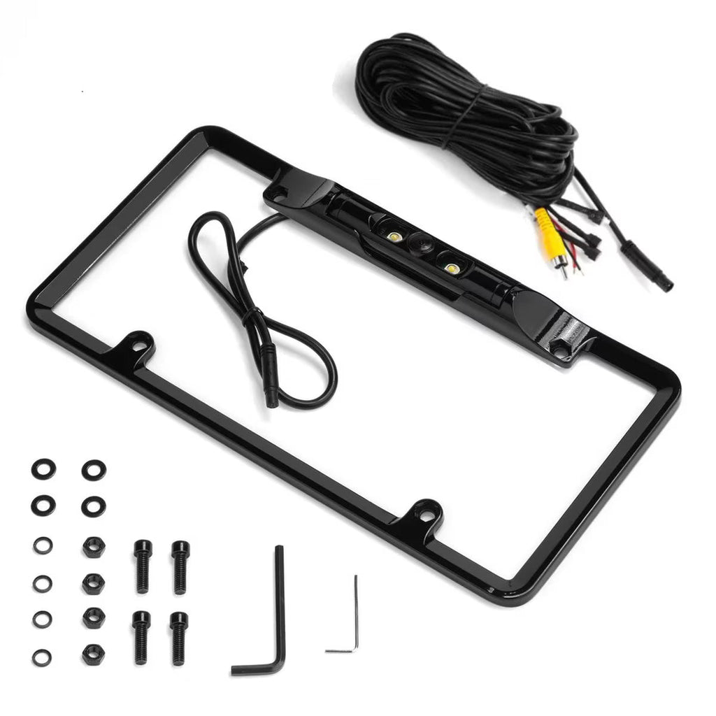 Boyo VTL300CL Full-Frame License Plate Backup Camera with Parking Lines and LED Lights