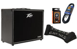 Peavey  VYPYR® X2 Guitar Modeling Amp+Sanpera II Footswitch+ Free Mr. Dj Isntrument Cable + Phone Holder