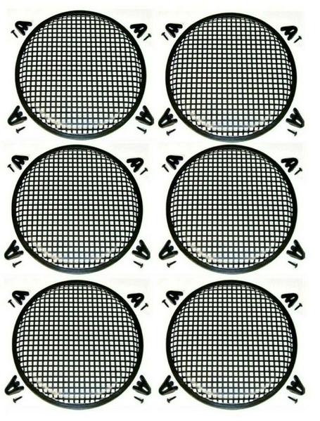 6 XP Audio 15" Subwoofer Metal Mesh Cover Waffle Speaker Grill Protect Guard DJ PA Car Audio