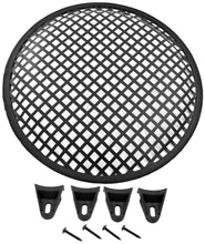 Charger l&#39;image dans la galerie, 15 Inch Subwoofer Speaker Cover Waffle Mesh Grill Grille Protect Guard with Clips