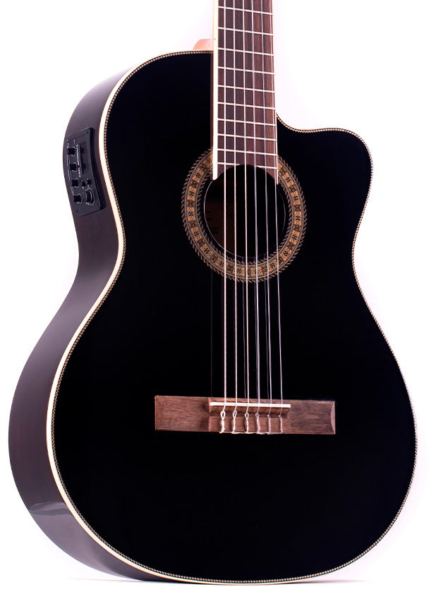 Tagima WS 12 EQ-BK Nylon String - Black