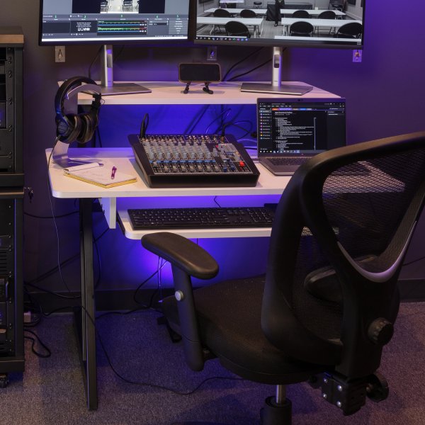 On-Stage WS7500W Workstation Desk - White