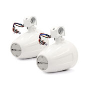 Load image into Gallery viewer, Soundstream WTS-6W Pair (2) Water-Resistant Gloss White 6.5” Wake Tower Speakers