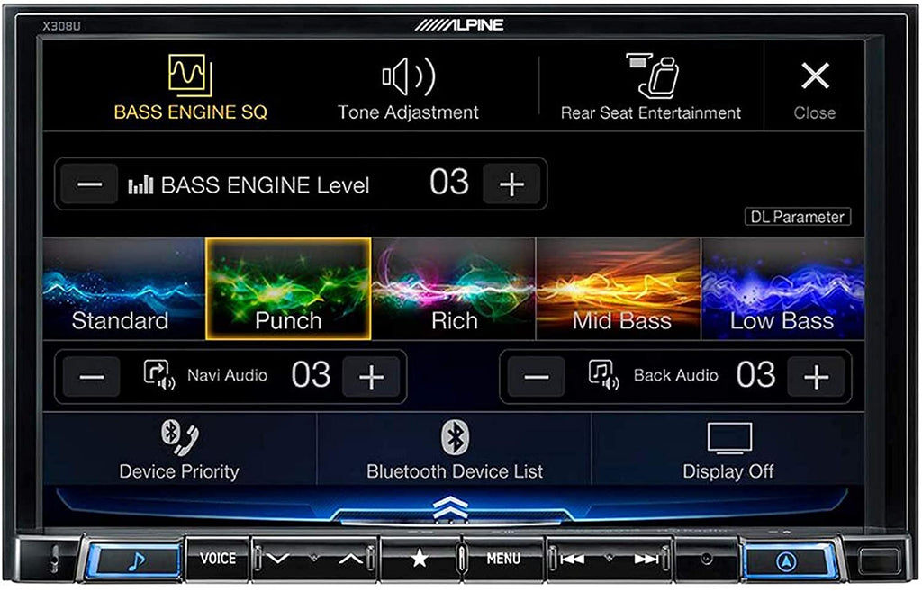 Alpine X308U Mech-less Navigation 8-inch Restyle Dash System