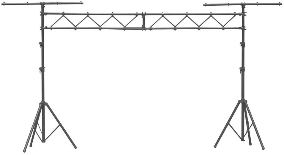 MR DJ LS500 8-Feet Mobile Portable Dj Band PRO Audio PA DJ Light Lighting Stage Fixture Truss Stand with T-Bar Trussing Stage System