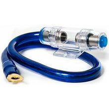 Charger l'image dans la galerie, XP Audio XAGUFHPK4BL 4-8 Gauge Blue Power Cable AGU Inline Fuse Holder 60A Fuse