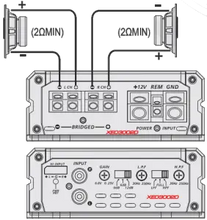 Charger l'image dans la galerie, Cerwin-Vega XED6001D  600W RMS Class D Monoblock Car Amplifier Bass Remote