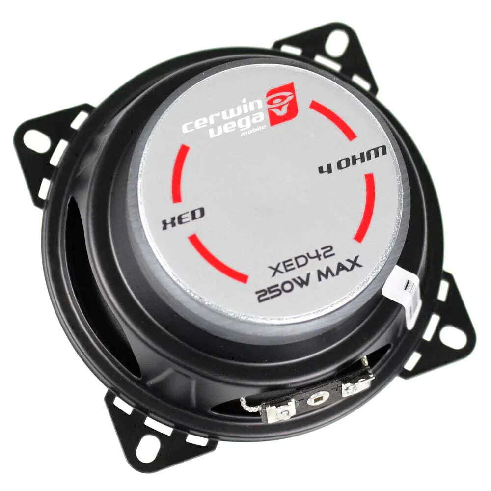 2 Cerwin Vega XED42 XED Series 4" 2-Way Coaxial Speakers