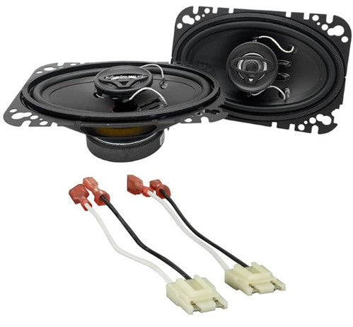 Cerwin Vega XED46 300W 4x6" Coaxial Speakers Fit 1982-UP C/K S-10, S-15 Jimmy, Blazer