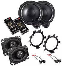 Charger l&#39;image dans la galerie, Cerwin Vega XED650C 61/2&quot; component &amp; XED46 4X6&quot; Coaxial Fit 1995-2006 Silverado