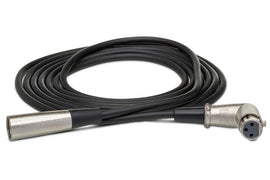 Hosa XFF-101.5 Balanced Interconnect Cable with Right-angled XLR Female End 1.5 foot