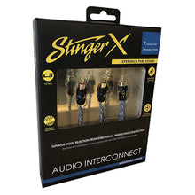 Load image into Gallery viewer, Stinger XI12YF X1 Series 2 Channel Interconnect Y-connector 2 Female/1 Male
