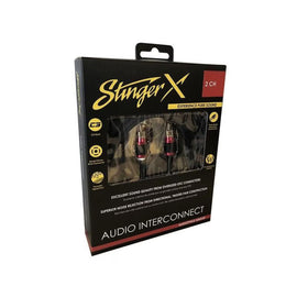 Stinger XI2217 17 ft X2 Series 2-Channel RCA Interconnect Cable