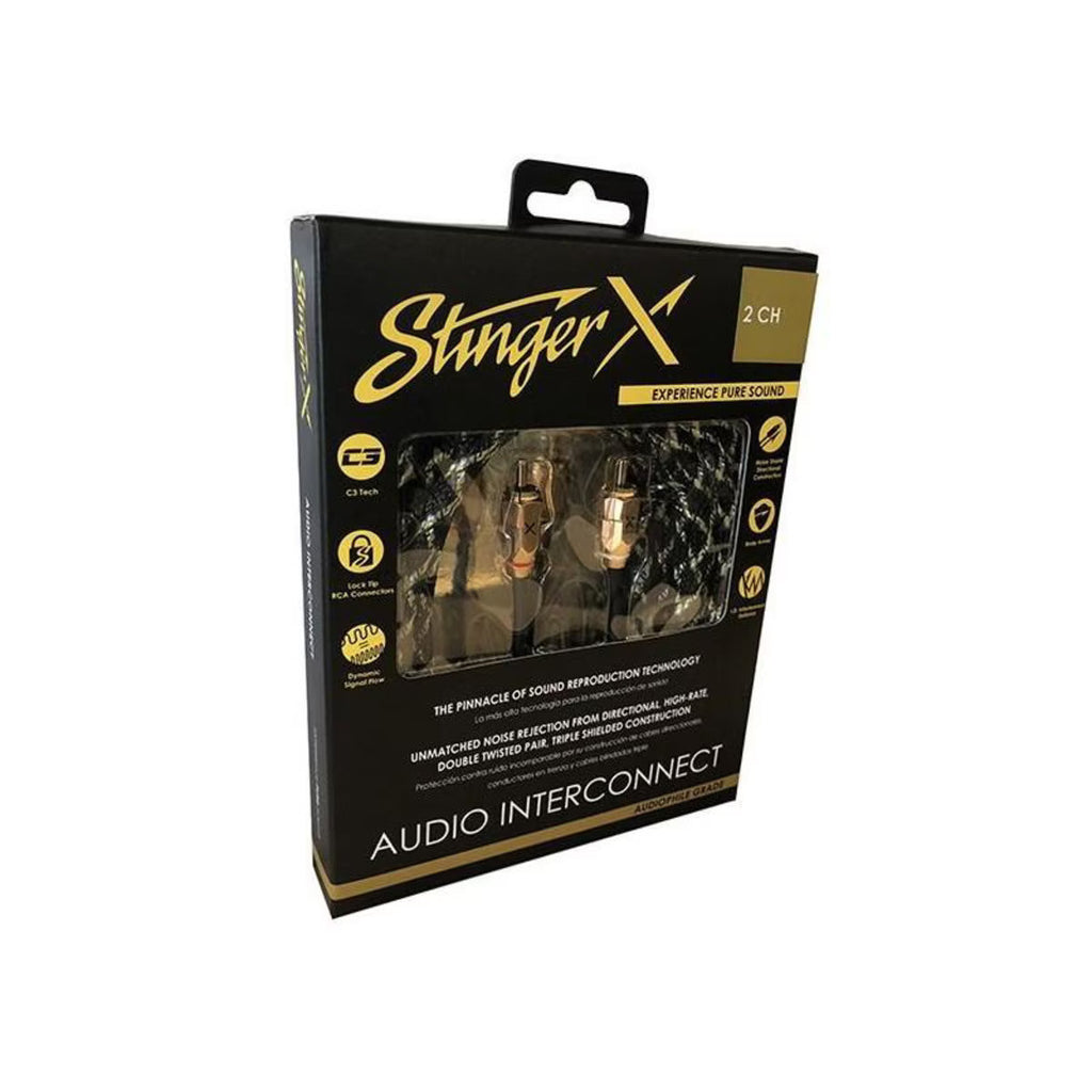 Stinger XI3220 X3 Series 2 Channel Interconnect 20ft