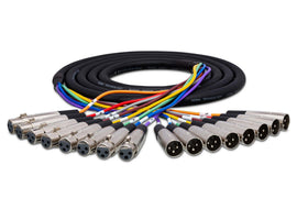 Hosa XLR-803 8-channel XLR Female to XLR Male Snake 3 Meter