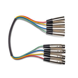 Hosa XLR-401.5 4-Channel XLR Snake 1.5FT