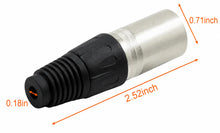 Load image into Gallery viewer, MR DJ XLRMH10 10 3-Pin XLR Male Connector Heads for Audio Microphone &amp; DMX Cable Applications