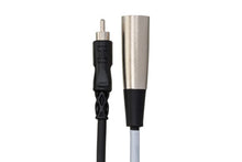 Charger l'image dans la galerie, Hosa XRM-110 RCA Male to XLR Male Unbalanced Interconnect Cable 10 foot