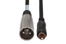 Charger l'image dans la galerie, Hosa XRM-110 RCA Male to XLR Male Unbalanced Interconnect Cable 10 foot