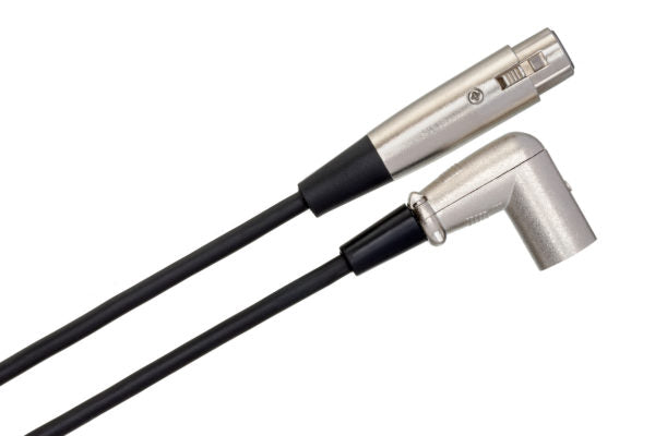 Hosa XRR-110 Balanced Interconnect Cable with Angled XLR Male End 10 foot