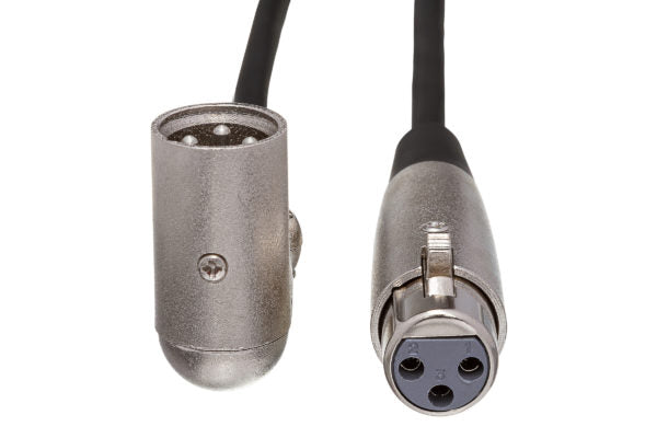 Hosa XRR-110 Balanced Interconnect Cable with Angled XLR Male End 10 foot