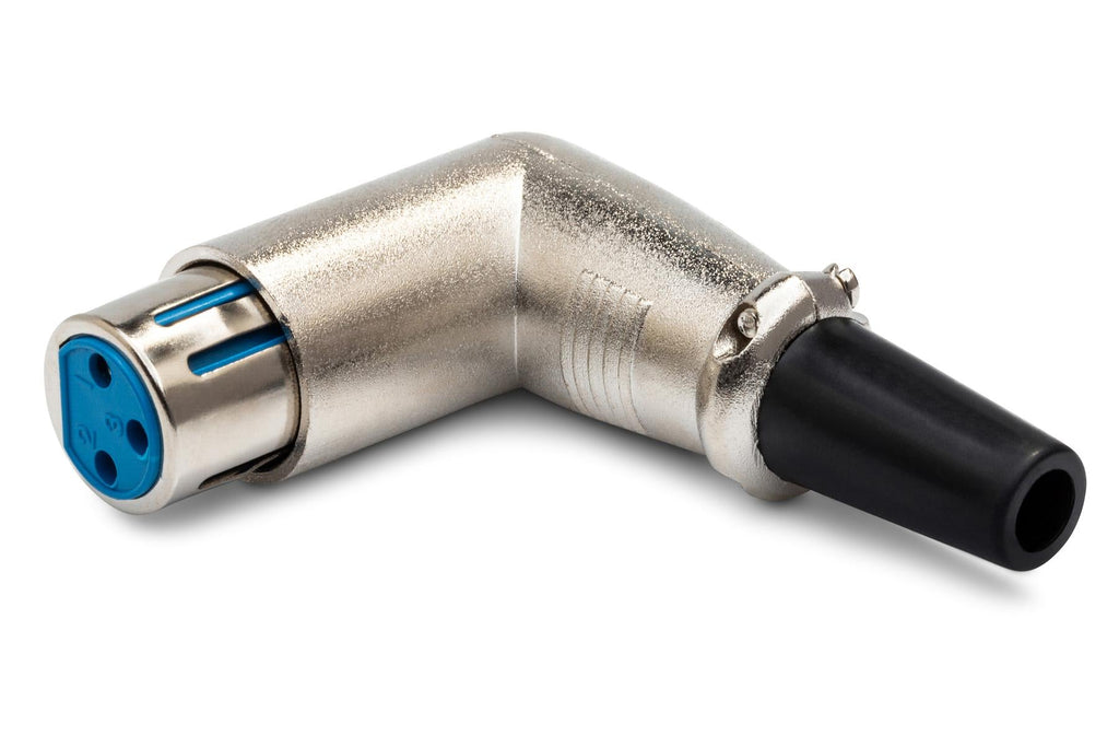 Hosa XRR318F Right-angle 3-pin XLR Female Cable-mount Connector