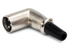 Hosa XRR318M Right-angle 3-pin XLR Male Cable-mount Connector