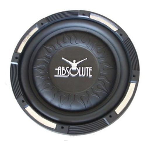 2 Absolute XS-1000 10" Xcursion Series 1500 Watts Single 4 ohm Slim Shallow Subwoofer