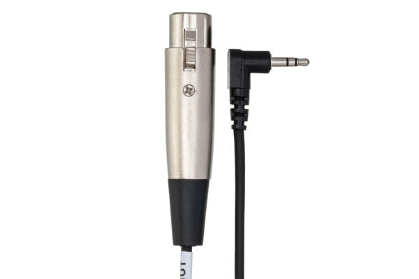 Hosa XVM-110F XLR Female to Right Angle 3.5mm TRS Male Cable 10 foot
