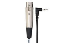 Load image into Gallery viewer, Hosa XVM-110F XLR Female to Right Angle 3.5mm TRS Male Cable 10 foot