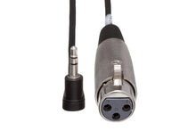 Load image into Gallery viewer, Hosa XVM-110F XLR Female to Right Angle 3.5mm TRS Male Cable 10 foot