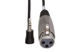 Hosa XVM-105F XLR Female to Right Angle 3.5mm TRS Male Cable - 5 foot