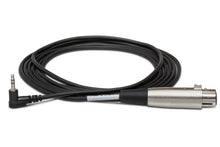Load image into Gallery viewer, Hosa XVM-110F XLR Female to Right Angle 3.5mm TRS Male Cable 10 foot