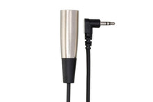 Charger l'image dans la galerie, Hosa XVM-105M XLR Male to Right Angle 3.5mm TRS Male Cable - 5 foot
