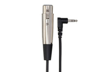 Charger l'image dans la galerie, Hosa XVS-101F Stereo XLR Female to Right Angle 3.5mm TRS Male Cable - 1 foot