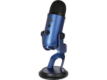 Load image into Gallery viewer, Blue Yeti Midnight Blue Premium Multi-Pattern USB Microphone with Blue VO!CE