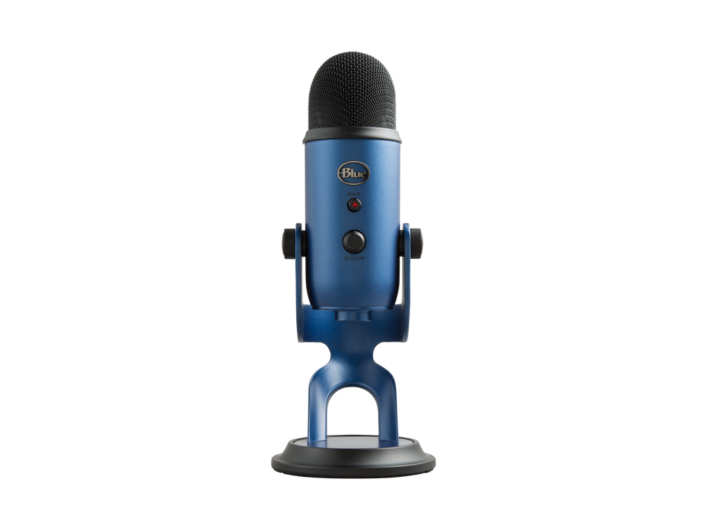 Blue Yeti Midnight Blue Premium Multi-Pattern USB Microphone with Blue VO!CE