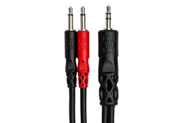 Hosa YMM-152 Stereo Mini Male to Mono Mini Male X 2 Y Cable