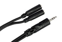 Load image into Gallery viewer, Hosa YMM-232 Y Cable - 3.5mm TRS Male to Dual 3.5mm TRS Female