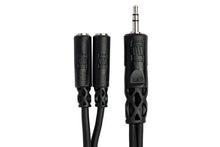 Load image into Gallery viewer, Hosa YMM-232 Y Cable - 3.5mm TRS Male to Dual 3.5mm TRS Female