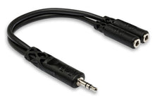 Load image into Gallery viewer, Hosa YMM-232 Y Cable - 3.5mm TRS Male to Dual 3.5mm TRS Female