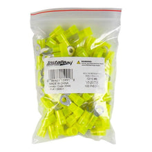 Charger l'image dans la galerie, Install Bay YNRT8 Yellow Nylon Ring Terminal 12-10 Gauge #8 - Package of 100